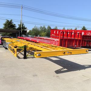 TOP Products 45 ft <span class=keywords><strong>40</strong></span> ft kerangka kontainer Trailer Skeleton Semi Trailer Skeleton Trailer <span class=keywords><strong>Chassis</strong></span> dari pabrik Cina - Product Image 2