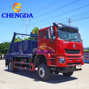 Nouveau <span class=keywords><strong>Camion</strong></span> <span class=keywords><strong>Benne</strong></span> Basculante Sinotruk HOWO M7 4*2 6 8 10 12 m³ pour Déchets et Ordures, avec Bras Rotatif - Product Image 4