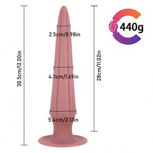 Silicone liquide Super Long Plug Anal Godes Stimulent <span class=keywords><strong>L</strong></span>'<span class=keywords><strong>anus</strong></span> et Le Vagin Doux Dilatateur Anal Sex Toy Anal Butt Plug pour Femmes et Hommes - Product Image 5