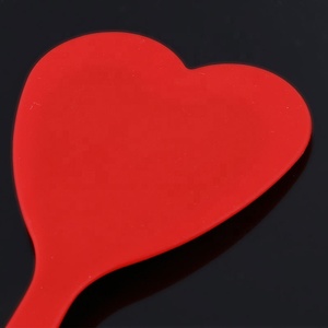 เค้กซิลิโคนภาชนะรูปหัวใจสีแดงช้อนเบเกอรี่ & Pastry Spatulas <span class=keywords><strong>Scraper</strong></span> Non-Stick ทำอาหารเบเกอรี่เครื่องมือ - Product Image 6