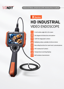 Cámara endoscópica de video industrial de China, lente de 6mm 1MP 2M HD <span class=keywords><strong>IP67</strong></span> Cámara analógica impermeable Cámara de boroscopio articulada de 360 grados - Product Image 4