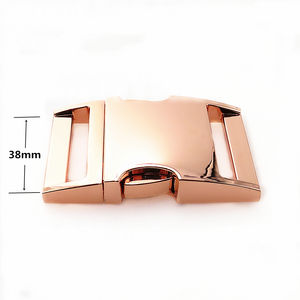 Fibbia a Sgancio Rapido con Logo Personalizzato e Lato Curvo Colorato, Fibbia in Metallo da 50mm 25mm per Collare per Cani, Borsa, Pettorina per Animali - Product Image 2