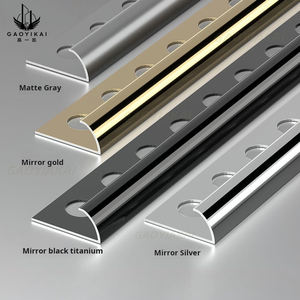 Bande de seuil de plancher de garniture de bord de tapis d'arc durable en acier inoxydable 304 <span class=keywords><strong>pour</strong></span> l'approvisionnement de fabricant de transition de tapis à <span class=keywords><strong>carrelage</strong></span> - Product Image 1