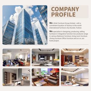 أثاث منزلي حديث مع 2 داور وخزانات خشبية MDF زجاجية لغرفة المعيشة - Product Image 5