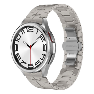 Correa de metal de titanio para Samsung <span class=keywords><strong>Galaxy</strong></span> <span class=keywords><strong>Watch</strong></span> Band 6 <span class=keywords><strong>5</strong></span> 4 <span class=keywords><strong>pro</strong></span> Pulseras y pulseras - Product Image 1