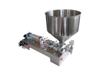 Machine de remplissage de pâte semi-automatique |   Pédale de commande/pneumatique en option |   Haute productivité, multifonctionnel pour la poudre et le gel