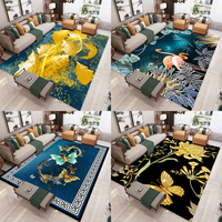 Décoration intérieure épaissie haut de gamme cristal velours matériel coussin doux emballage personnalisé tapis élégant