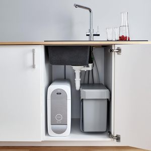 Poubelle de cuisine suspendue murale en plastique, petite poubelle à suspendre sur porte d'armoire - Product Image 6