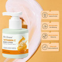 Lotion corporelle à la vitamine C avec des ingrédients biologiques pour tous les types de peau, blanchissante, hydratante et parfum naturel