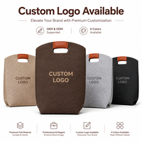 Sac de conférence en feutre personnalisé avec logo, réutilisable, écologique, promotionnel, pour événements, expositions, salons professionnels, formations, cadeaux promotionnels