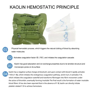 Customizable Non-sterile Non-woven Absorbent Surgical Disposable Hemostatic Cotton Gauze Swab