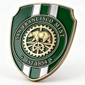 Pièce commémorative personnalisée en alliage de zinc, motif ours 3D, thème amour, moulée sous pression, forme personnalisée, cadeau souvenir - Product Image 6