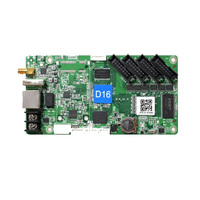 Controlador de Video LED Asíncrono a Todo Color WIFI al por Mayor, Controlador Huidu HD-C16L, Tarjeta de Control de Pantalla LED HD-D16