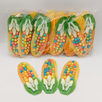 Bonbons durs en forme de maïs et d'ananas personnalisés en gros, saveurs fruitées assorties, format bouchées, en sachet ou en pot, approvisionnement chinois