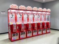 Nouvelle machine de jeu d'arcade à griffes miniatures à monnayeur, avec écran LED, en métal, pour centre de divertissement