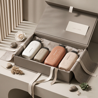 Bouteille vide en PEHD mat personnalisée avec étiquette du fabricant, flacon souple pour gel douche, emballage en plastique avec bouchon à clapet pour soins capillaires et lotions lavantes