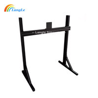 Support de cadre de cockpit de simulation de course universel en aluminium noir 4080, support triple écran, vente chaude en usine