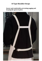 Tablier Imperméable Personnalisé avec Poches et Sangle à Boucle Réglable pour Hommes et Femmes, Idéal Cuisine, Menuisier, Barista, Logo Imprimé