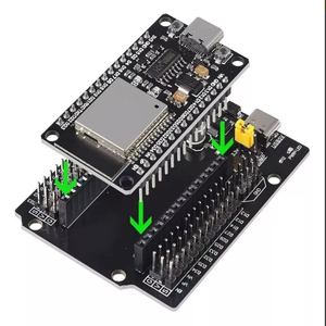 Carte de développement <span class=keywords><strong>ESP32</strong></span> double cœur ultra basse consommation avec USB Type-C, WiFi+Bluetooth, puce CH340C, ESP-WROOM32-DevKitC-32 pour kits - Product Image 2