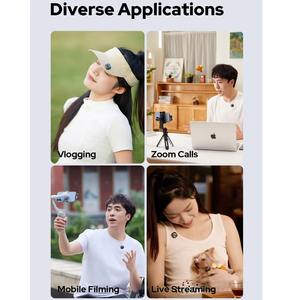 GODOX Cube-SC/SL Kit2 Funk mikrofon 2,4 GHz Max 300M LOS Range Pro Audio aufnahme für <span class=keywords><strong>Interview</strong></span>-Vloging Live-Streaming - Product Image 6