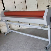 Laminateur manuel 1300 mm pour affiches en PVC, machine à plastifier à froid avec pression réglable, modèles haute précision