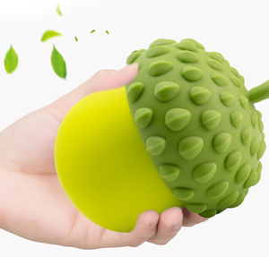 Fruchtförmiger Silikon-Slow-Feeder für Hunde Interaktives Spielzeug zur Zahnreinigung Haustier-Futterspender zur Förderung der Intelligenz - Product Image 5