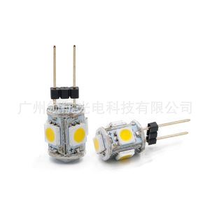 Bombilla LED de cristal para coche G4 5050 5SMD, lámpara de araña, luz de espejo, luz decorativa, blanco cálido - Product Image 3