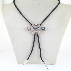 western jewlery of cross bolo necklace