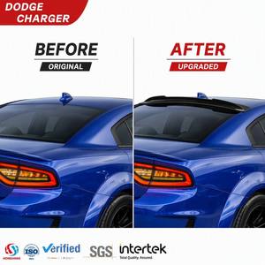 Alerón Trasero de Instalación No Destructiva para <span class=keywords><strong>Dodge</strong></span> <span class=keywords><strong>Charger</strong></span> 11-23, ABS Negro Mate, <span class=keywords><strong>Precio</strong></span> Directo de Fábrica, Venta al Por Mayor - Product Image 3