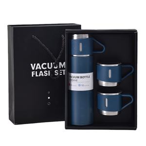 2025 Juego de frascos de vacío con logotipo personalizado de 17oz de alta calidad Juego de regalo de frascos de vacío de acero inoxidable 304 sostenible - Product Image 1