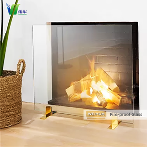 Verre de cheminée personnalisé Verre K sûr de haute qualité Verre résistant à la chaleur résistant au feu pour cheminée et <span class=keywords><strong>four</strong></span> - Product Image 1