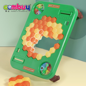 ของเล่นตั้งโต๊ะไดโนเสาร์ <span class=keywords><strong>เกม</strong></span>ต่อไม้ลูกบาศก์ บล็อกน้ำแข็ง - Product Image 3