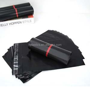 Customized Biodegradable LDPE HDPE Strong Self-Adhesive Black Color Courier <b>Mailer</b> <b>Bag</b> With Logo - Product Image 6