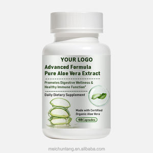Konsentrat tinggi lidah buaya murni beku bubuk kering suplemen kapsul lidah buaya mendukung keseluruhan kesejahteraan - Product Image 1