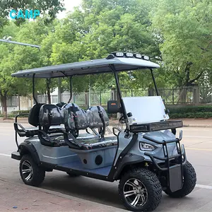 Voiturette de golf en gros véhicule utilitaire électrique voiturette de golf 6 places voiturette de golf de luxe