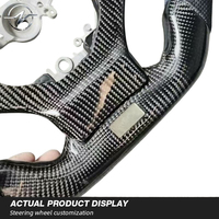 Volant en cuir perforé en fibre de carbone à 3 branches, modifié et amélioré, de haute qualité, pour Lexus IS Series IS250 IS350