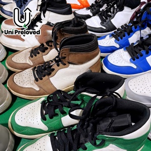 Chaussures d'occasion S35-1 en gros, marque internationale <span class=keywords><strong>AJ1</strong></span>, maille de coton, haute qualité, en vrac, directement de l'usine, chaussures de sport d'occasion pour hommes - Product Image 5