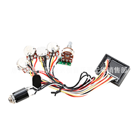 Pièces de guitare bricolage Circuit de préampli Active Bass Pickup avec circuit à 2 bandes pour micros passifs