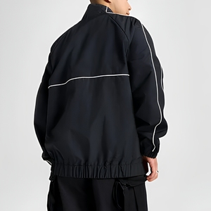 Custom Design Streetwear Loose Fit <b>Tracksuit</b> For <b>Mens</b> High Quality 2-Piece Set Lightweight Baggy Oversized Windbreaker <b>Tracksuit</b> - Product Image 3