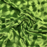Tissu en velours écrasé tricoté en trame, velours brûlé, élasthanne, polyester, tissu de draperie en velours extensible luxueux et doux pour la décoration intérieure