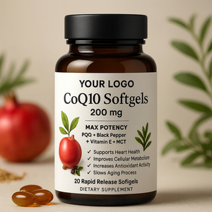 Suplemento de CoQ10 en Cápsulas Blandas con Certificación GMP, 200 mg con PQQ y Vitamina <span class=keywords><strong>E</strong></span> para Apoyo Energético, Extracto de Pimienta Negra - Product Image 1