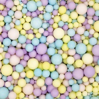JIEXI Macaron Matte Color Sprinkles Solid Dragee Certifié HALAL 1KG MOQ en emballage sachet Décoration de pâtisserie Durée de conservation 24 mois
