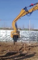Top Grip Vibratory Hammer Pile 35-40t Vibro monté sur pelle
