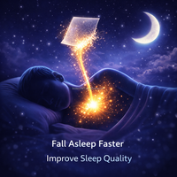 Film oral à dissolution rapide de mélatonine végétalienne pour un sommeil profond et rapide, marque privée, personnalisé, pour le soutien du sommeil