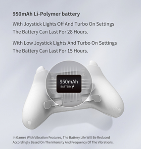 Manette de <span class=keywords><strong>jeu</strong></span> sans fil Gulikit MAX KK3 MAX avec joysticks et gâchettes à effet Hall 2.4G/1000Hz pour multiplateformes Switch/PC/Mobile - Product Image 3