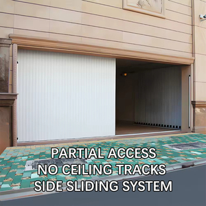 Portes sectionnelles électriques horizontales automatiques à structure haute résistance, <span class=keywords><strong>prix</strong></span> d'usine, durables, portes <span class=keywords><strong>de</strong></span> <span class=keywords><strong>garage</strong></span> coulissantes latérales - Product Image 6