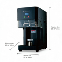 Nieuwe 370W 10-155mm Elektrische Automatische Blikkenafsluitmachine voor Plastic/Aluminium Blikken, 304 RVS, Draagbaar, CE-gecertificeerd