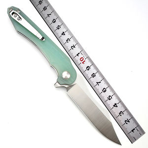OEM personalizado de alta dureza más afilado D2 rodamiento de bolas plegable de acero G10 mango cuchillo de bolsillo <span class=keywords><strong>Boutique</strong></span> cuchillo de pesca al aire libre - Product Image 6
