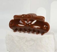 Pince à cheveux requin en acrylique et strass, personnalisable, grande taille, style nuage français JingLan, pour cheveux épais, idéale pour les fêtes des jeunes filles européennes et américaines.
