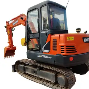 Alta calidad usada Doosan dx55 excavadora máquina de segunda mano para la venta